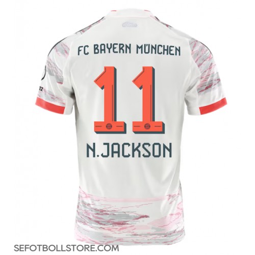 Bayern Munich Nicolas Jackson #11 Replika Bortatröja 2025-26 Kortärmad Bayern Munich Nicolas Jackson #11 Replika Bortatröja 2025-26 Kortärmad